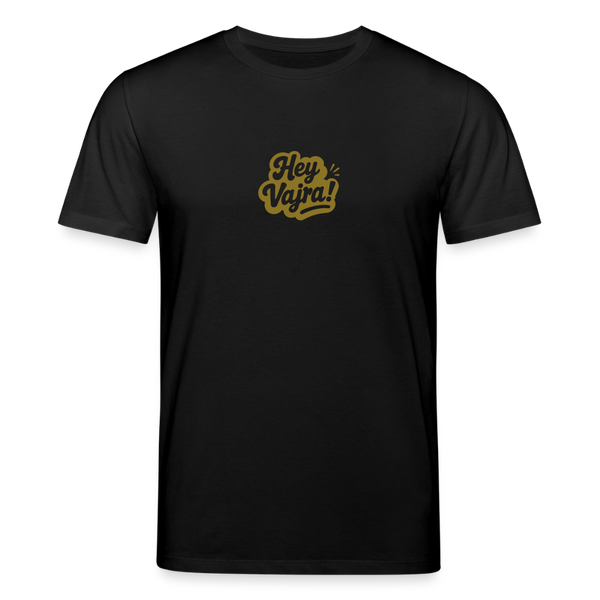 Hey Vajra Gold Organic T-Shirt – Men - Schwarz