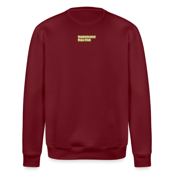 Golden Shower Organic Sweatshirt – Men - Burgunderrot