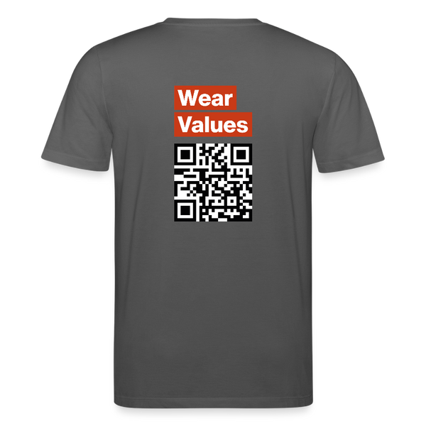 Messenger Organic T-Shirt – Men - Anthrazit