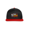 No Time For Ego Snapback Cap - Schwarz/Rot