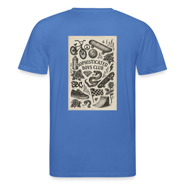 Urban Tattoo Designs Organic T-Shirt – Men - Achtsames Blau