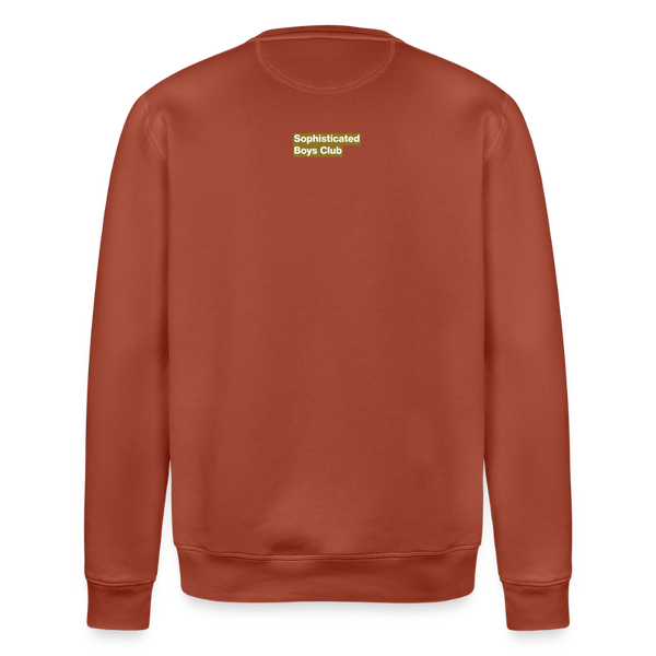 Golden Shower Organic Sweatshirt – Men - Terrakotta