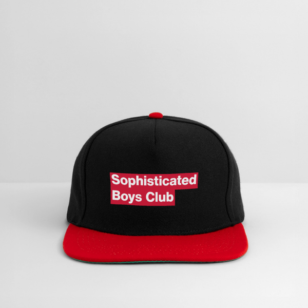 ID Snapback Cap - Schwarz/Rot