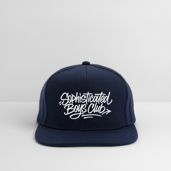 Sophisticated Boys Club Snapback Cap - Navy/Navy