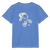 BMX Rider Organic T-Shirt – Kids - Blau