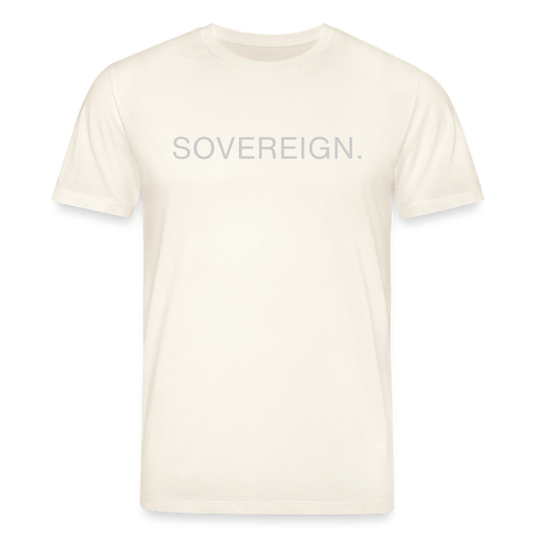 S O V E R E I G N Organic T-Shirt Off-White – Men - Naturweiß 