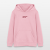 Red Embroidery Organic Hoodie – Teen - Hellrosa