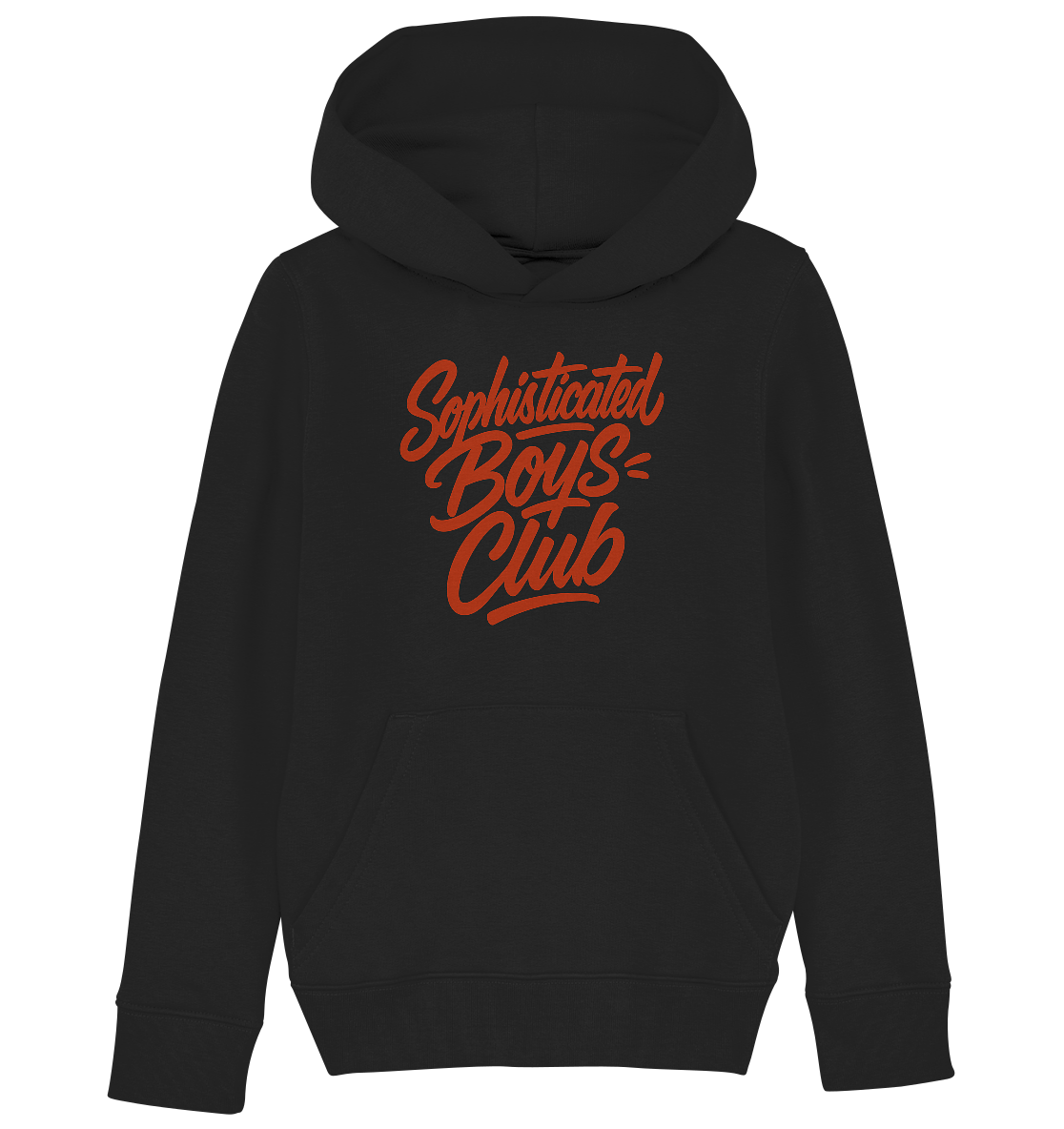 Sophisticated Boys Club Theme Vintage Red - Kids Organic Hoodie