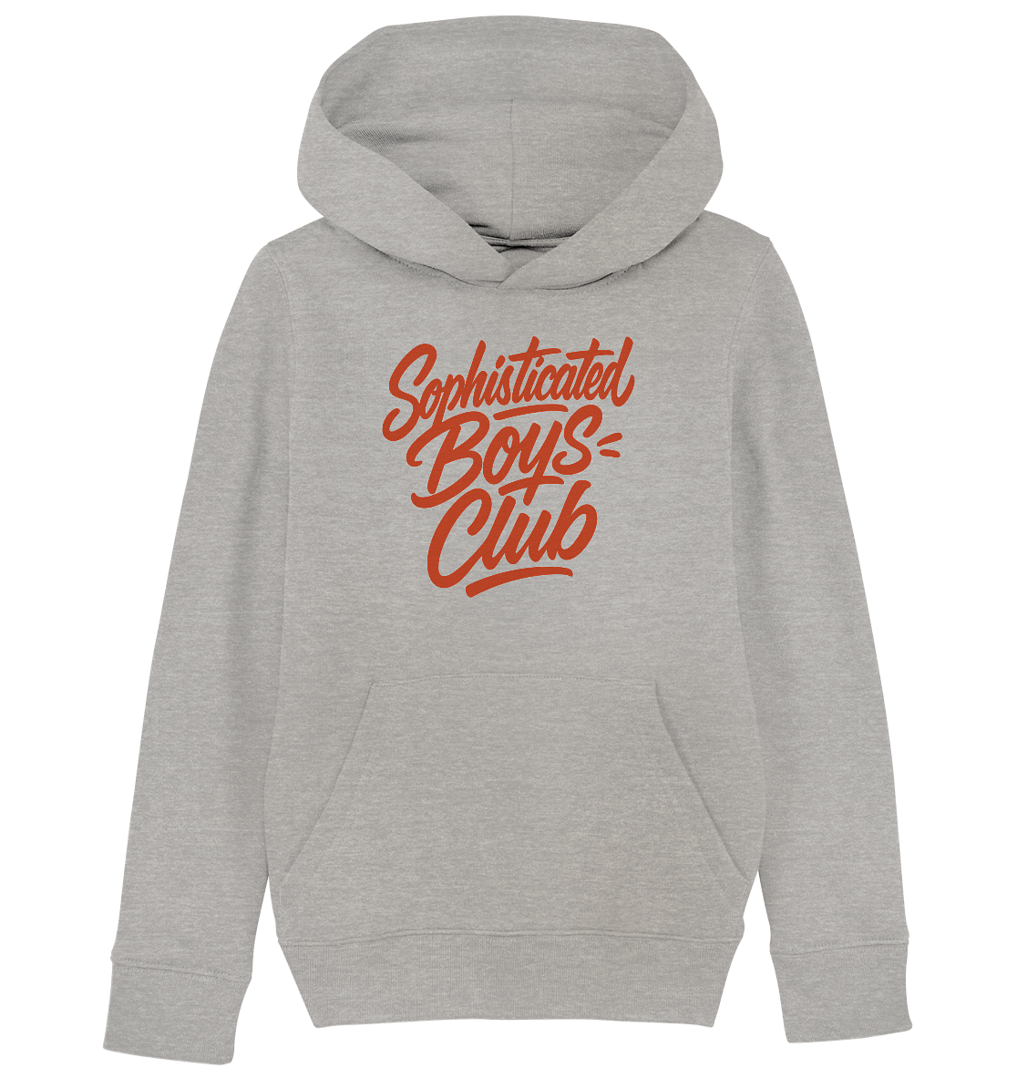 Sophisticated Boys Club Theme Vintage Red - Kids Organic Hoodie