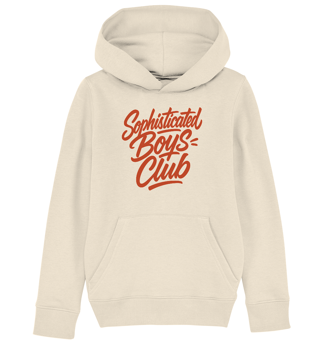 Sophisticated Boys Club Theme Vintage Red - Kids Organic Hoodie