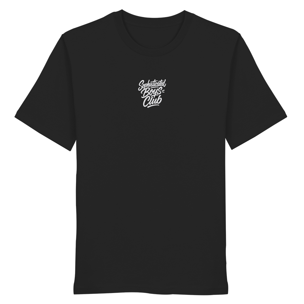 Sophisticated Boys Club Theme - Embroidery - Organic Shirt (Stick)